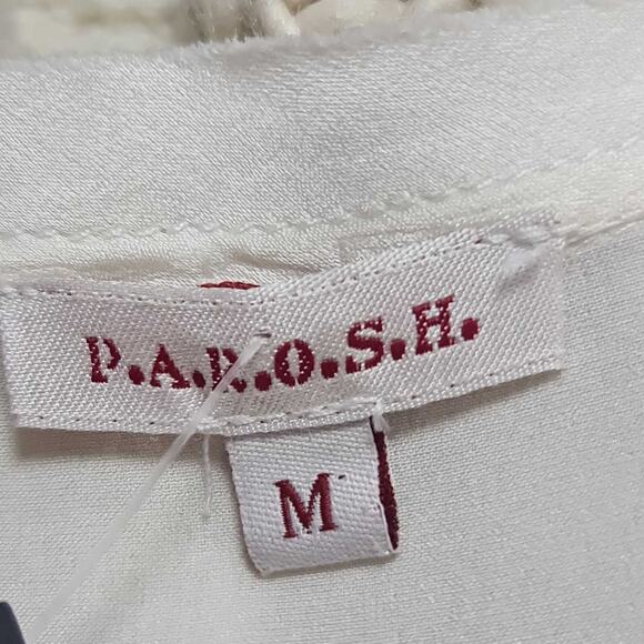 P.A.R.O.S.H. Lace Embroidered Top Sz.M - Picture 5 of 6